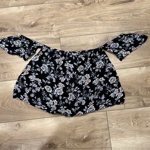 Off the shoulder crop top